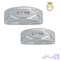 حلقه ست نقره لیزری 895