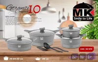 سرویس قابلمه چدن گرانیتی طرح فوری MK