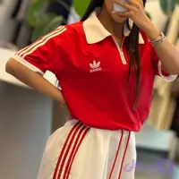 ست اسپرت زنانه آدیداس نیم‌زیپ