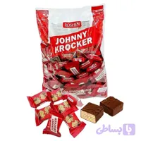 ویفر جانی کراکر روشن Roshen Johnny Krocker مدل شکلاتی ( بسته یک کیلویی )