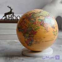 کره زمین گردان باتری خور