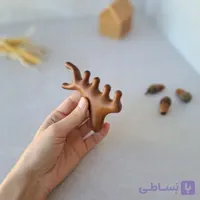 شانه چوبی ماساژ ۴ دندانه مریدین | رشد مو و آرامش