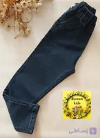 شلوار جین نیم بگ کمرکش آنیت(8 تا 16 سال)