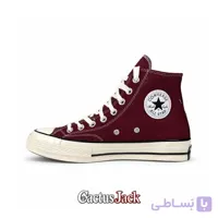 کتونی کانورس آل استار چاک تیلور 70 ساق دار زرشکی