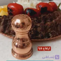 نمکدان طرح رخ ارتفاع 9.5 سانت با بهترین کیفیت در مس سرای نمونه