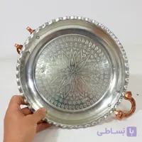 مجمع مسی لبه کنگره قطر 27 سانتی نانو شده دسته و پایه دار
