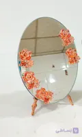 آینه مسی گلدار مسی ارتفاع 20 عرض 16 در مس زنجان نمونه
