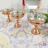 6 عدد ظرف هفت سین نوروزی مناسب آجیل مسی زنجان نانو شده