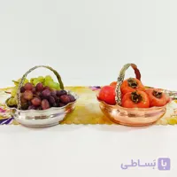 سبد پذیرایی مسی زنجان دسته طلایی