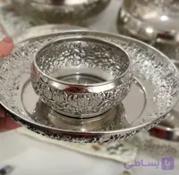 پیاله مسی اطلس کروم شش تایی اطلس زیبای مسی