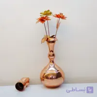 گلدان مسی یا تنگ مسی دست ساز زنجان