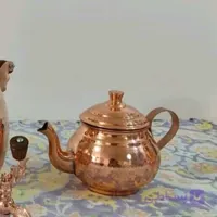قوری مسی داخل قلع چکشی نانو