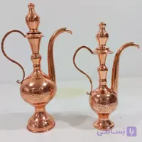 گلاب پاش تمام مسی در دار زنجان رنگ ثابت طرح دار سایز متوسط