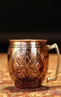 ماگ مسی الماس تراش سایز ۲ قطر ۱۰ سیاه قلم