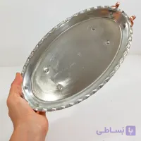 مرغ خوری سالاد خوری مسی مدل بیضی طول 35