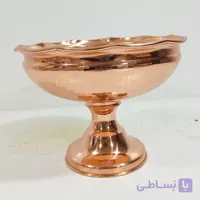 آجیل خوری بسیار ضخیم تمام مس زنجان رنگ ثابت قطر 22