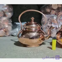 کتری مسی چکشی توپی داخل قلع 3لیتری نانو