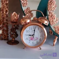 ساعت مسی زنگ دار قطر6/5ابکاری زیبا برای هفت سین