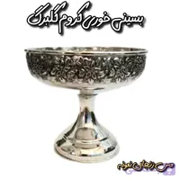 بستنی خوری مسی سیاه قلم گلبرگ نانو قطر 12