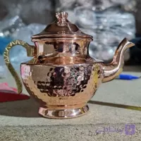 زعفران دم کن مسی دست ساز زنجان داخل قلع شده خرید مستقیم از تولیدی