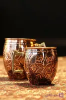 ماگ مسی الماس تراش سایز ۱ قطر ۸ سیاه قلم