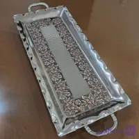 رولت خوری مسی کروم تراش دسته دار پایه دار نانو شده کار شیک و ضخیم ۱۷ دل ۳۳