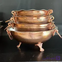 کاسه 3 پایه گوشواره دار سایز 1 قطر 20 ارتفاع 10
