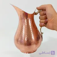 سرویس پارچ و لیوان مسی دست ساز زنجان رنگ ثابت نانو شده