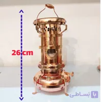 چراغ والور (علادین ) رنگ مسی ارتفاع 26 سانت مسی و طلایی
