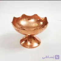 پیاله پایه دار چکشی خورشیدی ارتفاع ۶ سانت دهانه ۶ سانت مناسب هفت سین و پذیرایی و دکوری و...