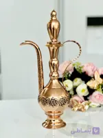 گلاب پاش گلبرگ مسی ارتفاع 35 سانت نانو