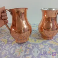 پارچ تمام مسی کمر باریک با پوشش قلع نانو کیفیت، هنر و سلامت در یک محصول بینظیر