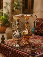 گلدان مسی سلطنتی گلبرگ ارتفاع ۲۷ نانو اعلا و درجه یک
