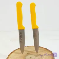 چاقو آشپزخانه دوتایی دم دستی برند حیدری زنجان طول 18دوتا باهم
