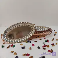مرغ خوری بیضی یا دیس برنج و سالاد تمام مس رنگ ثابت