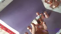 پیاله مسی چکشی سایز 1 قطر6 سانت