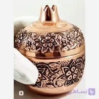 قندان انار گلبرگ دو عددی بزرگ مسی زیبا یلدایی