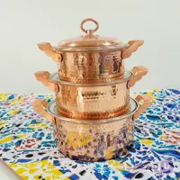 سرویس قابلمه مسی زنجان در سه سایز