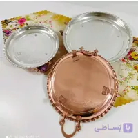 مجمع مسی قطر 30دسته پایه دار طرح برجسته داخل قلع شده