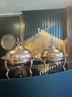 مرغ خوری مسی وارمردار پایه بلند سایز 1