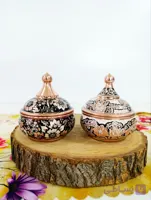 قندان مسی اطلس نقره کوب نانو قطر ۱۰