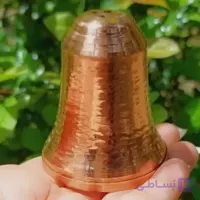 نمکدان مسی چکشی مخروطی سایز 2