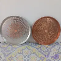 سینی مسی و قلع شده قطر28 تراش شده زیبا به انتخاب خود مشتری