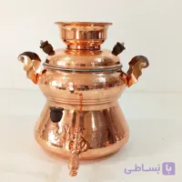 کتری روگازی مسی زنجان دست ساز حدودا سه و نیم لیتری نانو شده