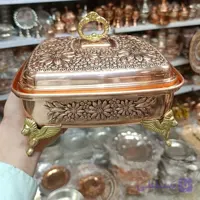 سوفله خوری تمام مسی گلبرگ اعلا سلطنتی رنگ ثابت