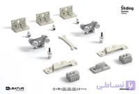 مکانیزم درب ریلی سری آویز از بالا 120 کیلویی Door Slide 9700