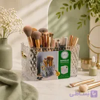 استند لوازم آرایشی کریستالی شفاف مدل Diamond Organizer