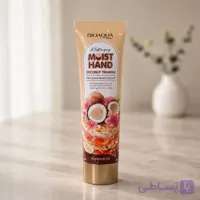 کرم دست مغذی و آبرسان قوی با رایحه نارگیل و تیرامیسو | جذب سریع و بدون چسبندگی