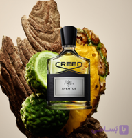 عطر ادوپرفیوم مردانه کرید مدل اونتوس تاپ با رایحه خنک و تلخ