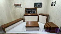 ست آینه کنسول میز تی وی . جلو مبلی و جاکفشی کفشی هایگلاس کرم و ام دی اف ملچ مدل جانان iw96